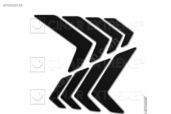 Ok Şeklinde Siyah Depo Yan Pad