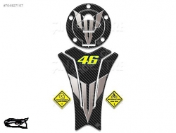 Valentino Rossi 46 Carbon Tank Pad & Depo Sticker Seti