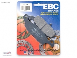 Suzuki V-Strom DL650 ön fren balatası sağ EBC FA231 organik bala