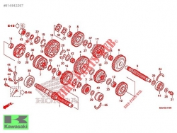 VFR 1200 X ŞANZIMAN DİŞLİLERİ SIFIR VFR 1200 CROSSTOURER 1200 URUNLER SIFIR ORIJINALDIR ŞEMADA GORUNEN