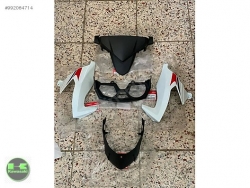 14-16 honda cb 650f kafa grenajı set cb 650 f kafa granajı hrc set halınde fotoğrafta gorundugu gıbıdır 5 parça  