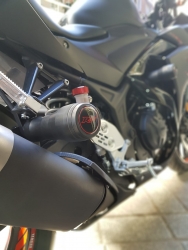 Yamaha Yzf R25-Mt-25-2014/19 Egzoz Koruma Takozu Yeni Versiyon