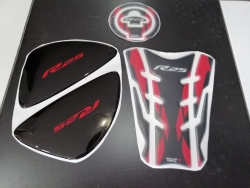 Yamaha Yzf R25 Red Black Tank Pad Seti 2014-18