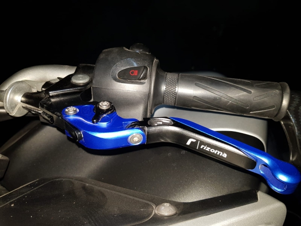 Yamaha Fazer 800-Fz8 Mat Seri Rizoma Katlanır Manet Takımı Blue Black