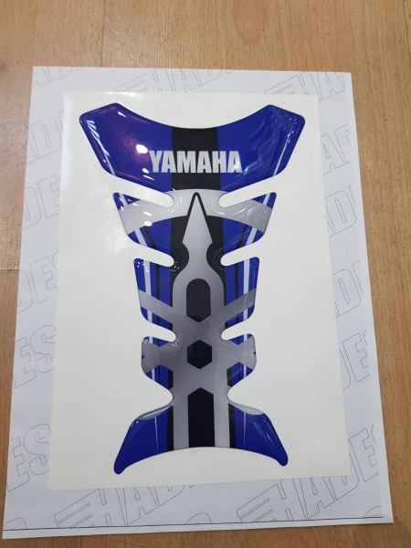 Yamaha Fz6-Fazer-600-Fz8-Fazer-800 Blue Özel Tank Pad