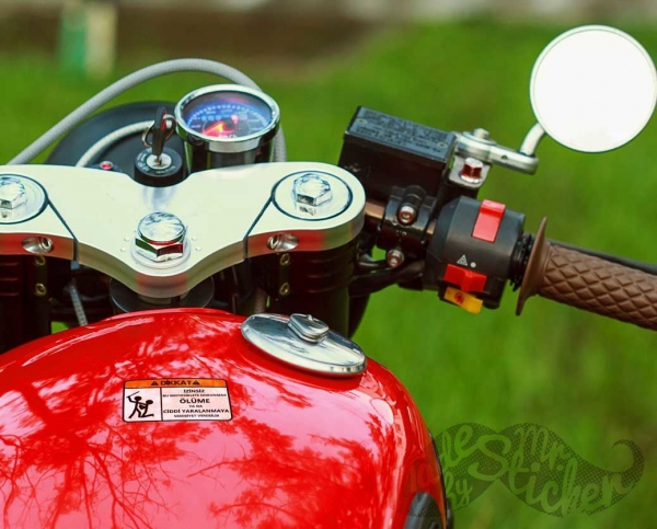 Mr.Sticker WRN2-9565 Motosikletime Dokunma Etiketi