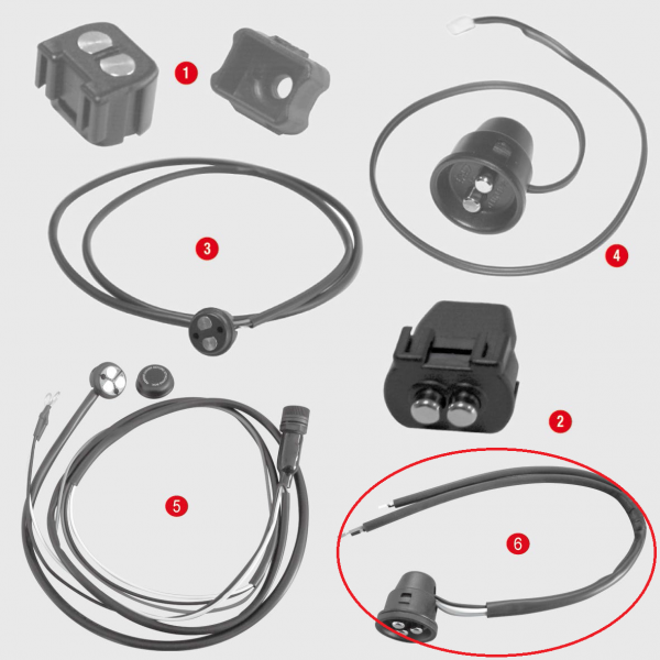 GIVI Z2109R ÇANTA KONNEKTÖR VE KABLOSU BAGAJ İÇİN (3 KUTUPLU)