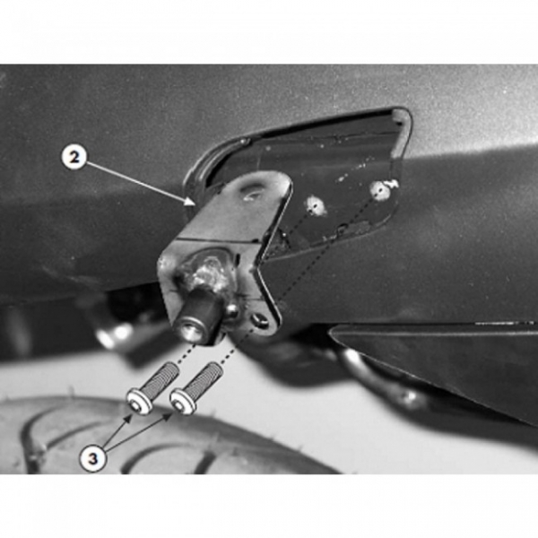 GIVI PLX688KIT BMW R 1200 R (06-10) YAN ÇANTA TAŞIYICI BAĞLANTI KİTİ