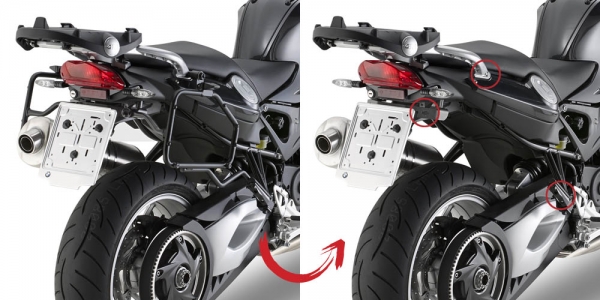 GIVI PLR5109 BMW F 800GT (13-17) YAN ÇANTA TAŞIYICI