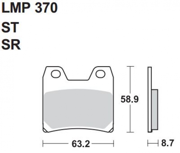 AP RACING 370 SR FREN BALATASI