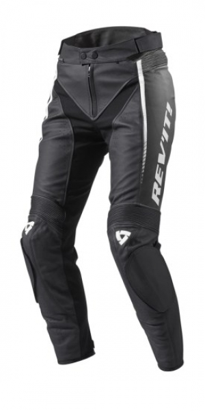 REVIT XENA 2 KADIN DERI PANTOLON SİYAH-BEYAZ