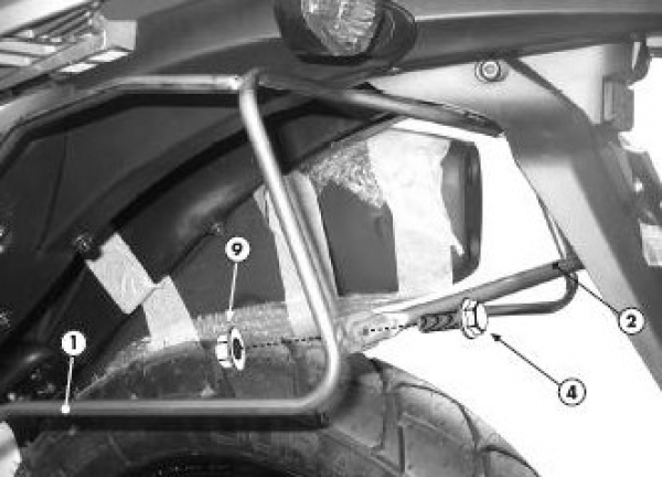 Honda XL 700V Transalp (08 > 13) Heybe Taşıyıcısı (Givi T221)