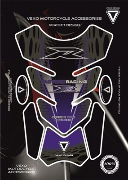 Vexo X15 Tank Pad Racing Mavi