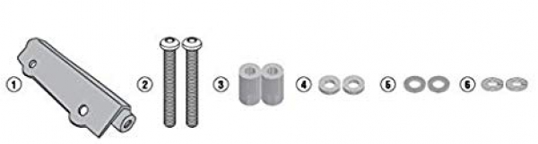 Honda CRF1000L Africa Twin (18) Adv. Sports (18) Yan Çanta Taşıyıcısı Bağlantı Kiti (Givi 1161Kit)