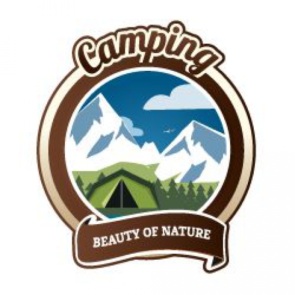 Mr.Sticker HBG6 Kamp Temalı Etiket Sticker