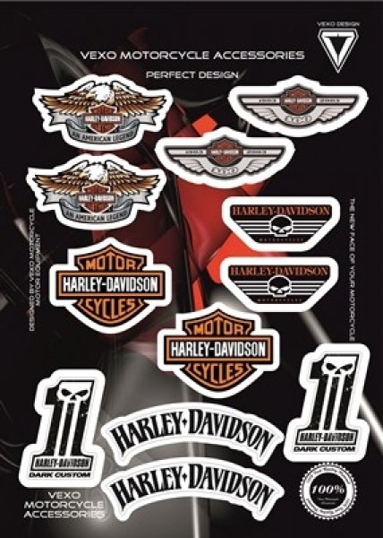 Vexo X28 Sticker Set Harley
