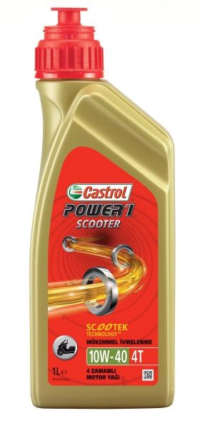 Castrol Power 1 Scooter (10W40) Scooter Motosiklet Yağı 