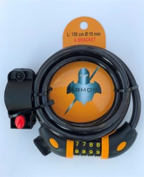 Armor Değişebilir Şifreli Braketli Kablo Kilit (1,5mt*10mt)