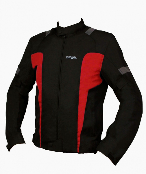 Prohel Gambia Kışlık Motosiklet Montu (Kırmızı-Siyah)