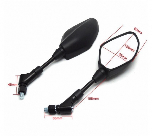 mt-25-07-09-tracer 700-900 cb500 cb600 cb650 katlanır ayna e9 c sertifikalı Spor üçgen ayna seti