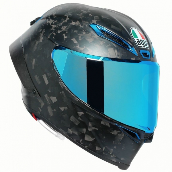 AGV Pista GP RR Special Edition Futuro Carbonio Forgiato Kask (Elettro İridium)