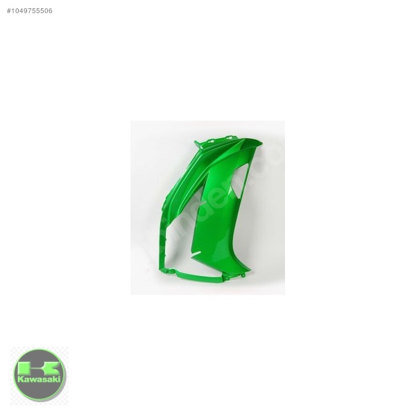 12-16 kawasaki er6 f sağ grenaj yeşil renk sıfır orıjınal er6f  55028-0371-15p