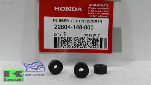 HONDA PCX 125 DEBRİYAJ BALATASI LASTİK TAKOZU 3 ADET ORIJINAL