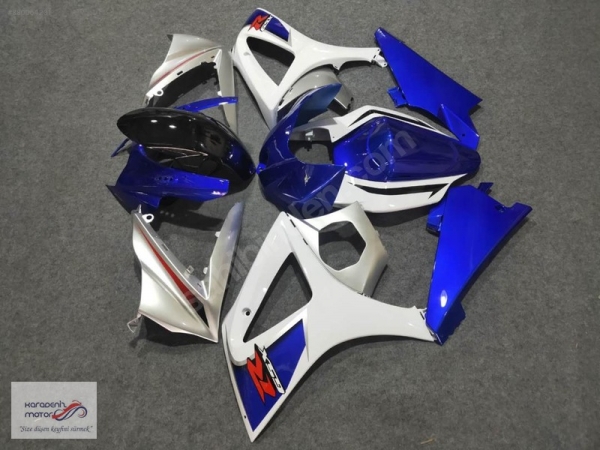 2006-2007 Suzuki GSX-R 600 Srad Mavi-Beyaz Grenaj Seti Sıfır