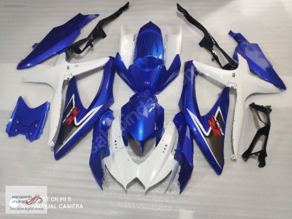 2008-2009 Suzuki GSX-R 600 Srad Mavi-Beyaz Grenaj Seti Sıfır