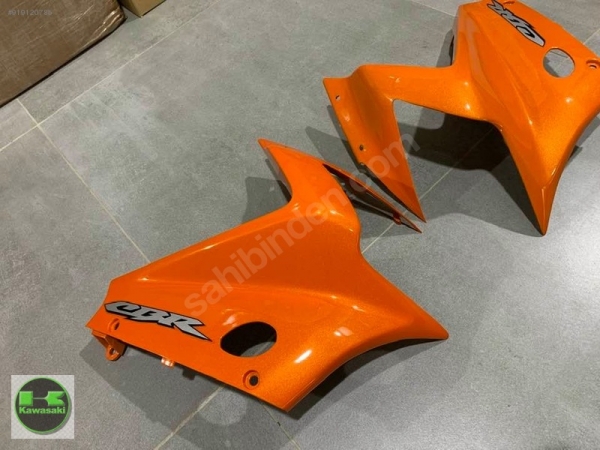 04-09 honda cbr 125 kafa grenajı sağ taraf turuncu renk