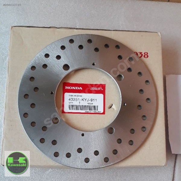  43251-KYJ-911 CBR 250 ARKA DİSK CBR 250 R ARKA DİSK ORIJINAL