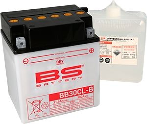 BS BB30CL-B Motosiklet Aküsü