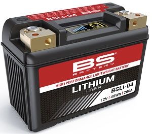 BS LI-04 Lithium-Ion Battery Motosiklet Aküsü