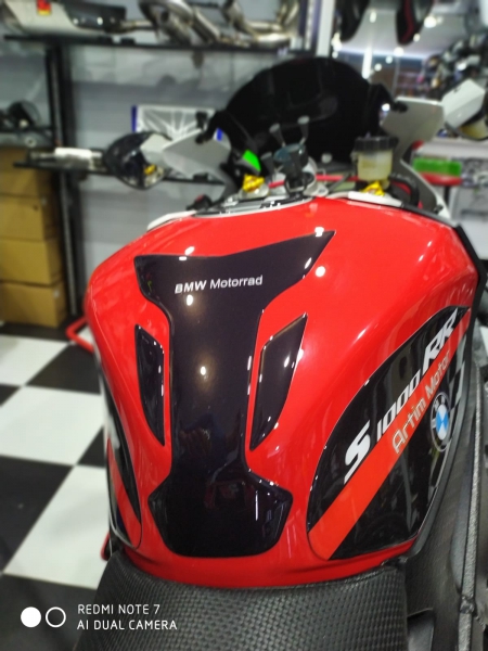 Bmw S1000rr Tank Pad+Depo Kapak Pedi Black 2009-14