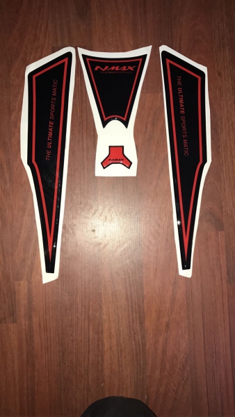 Yamaha Nmax Tank Red Black Özel