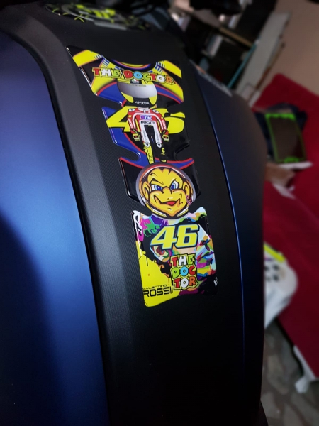 Yamaha Mt 07 Tracer Rossi Özel Tank Pad+ Depo Kapak Pedi