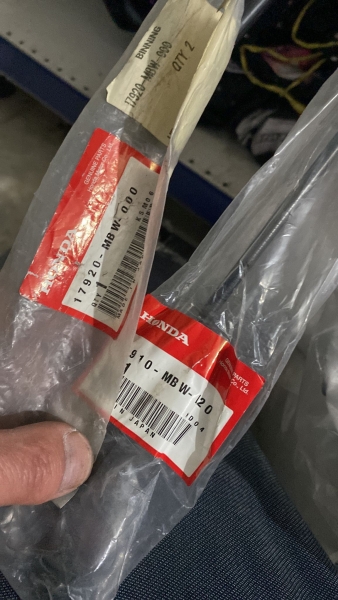 Honda cbr 600f gaz teli orjinal 