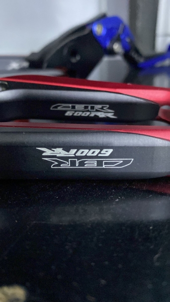 Honda cbr 600rr 2003-06 logolu katlanir manet 