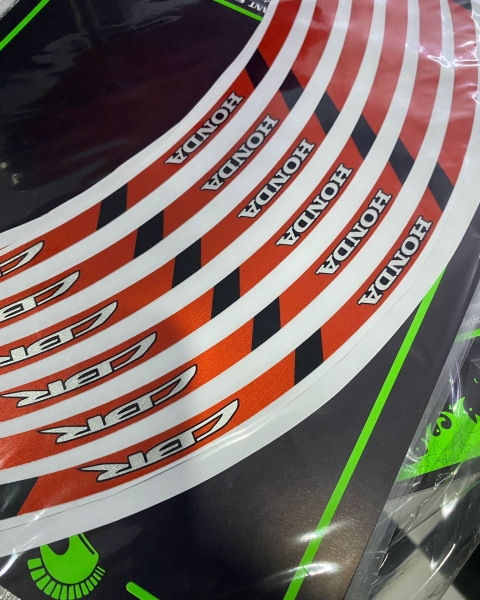 Honda cbr yazili Jant şeridi 