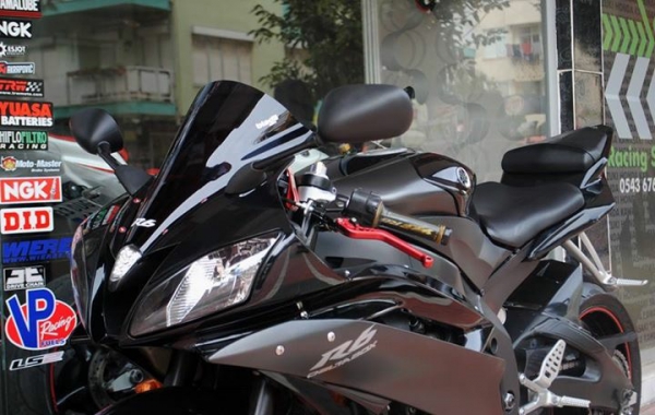 Yamaha R6 2006-16 Kısa Manet Seti Red-R104-Y688