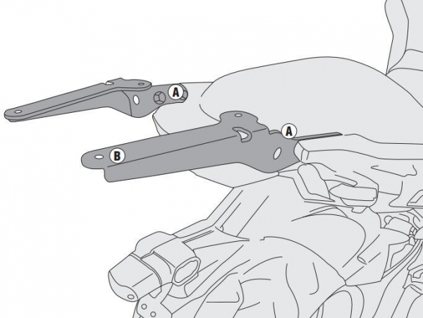 Kawasaki Versys 650 (15 > 19) Arka Çanta Demiri (Givi SR4114)Kawasaki 