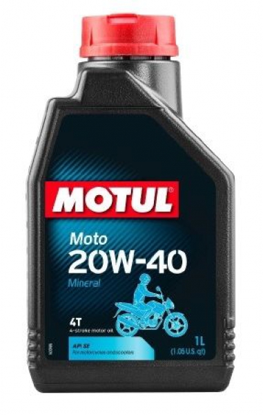 Motul Moto 20W-40 Mineral Motosiklet Yağı (1 Litre)