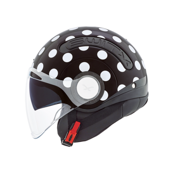 NEXX SX.10 POLKA SİYAH KASK