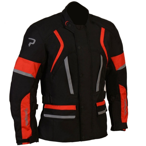 Prohel Hawk Kışlık Uzun Motosiklet Montu (Kırmızı-Siyah)