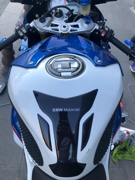 Bmw S1000rr Tank Pad+Depo Kapak Pedi Black 2015-18
