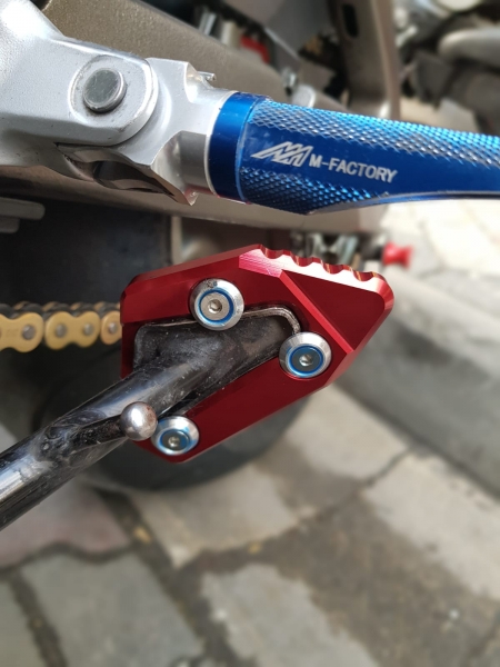 Suzuki Gsxr 1000 K9-L6-2009-16 Yan Ayak Genişletme Gaz Ayağı Blue