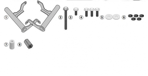 Suzuki V-Strom 1050 (2020) Sis Far Bağlantısı (Givi LS3117)