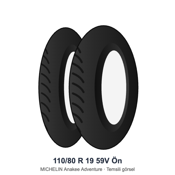 110/80 R 19	59V	Ön Lastik - MICHELIN Anakee Adventure 