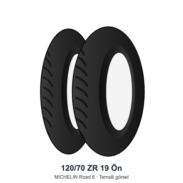 Michelin 120/70 ZR 19 Ön Lastik Road 6
