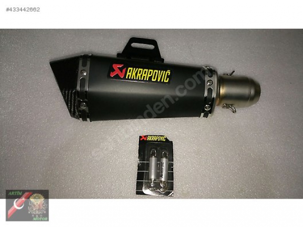 Üniversal Akropoviç Tip Carbon Başlık Mat Siyah Egsoz-Üniversal Akropoviç Tip Carbon Başlık Mat Siyah Egzoz